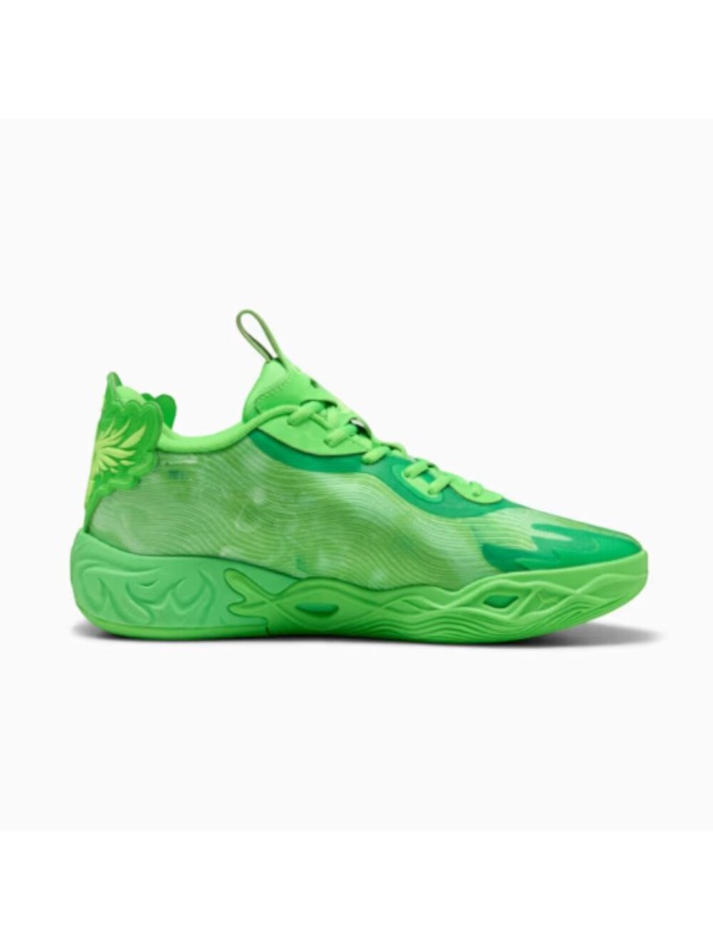 Puma Lamelo Ball MB.04 Team Green Glare Basketball Shoes Sneaker Men Size: 12 - Picture 4 of 6